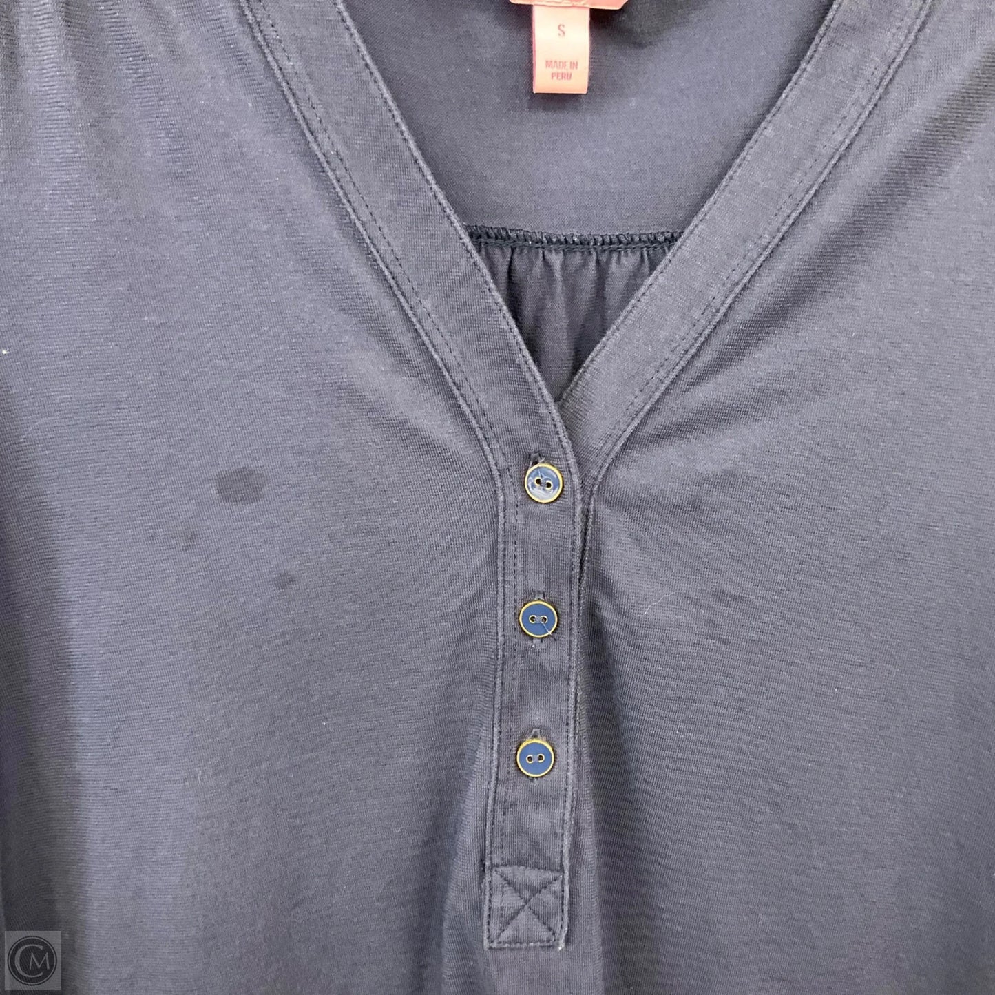 Top Long Sleeve Designer By Lilly Pulitzer In Navy, Size: S