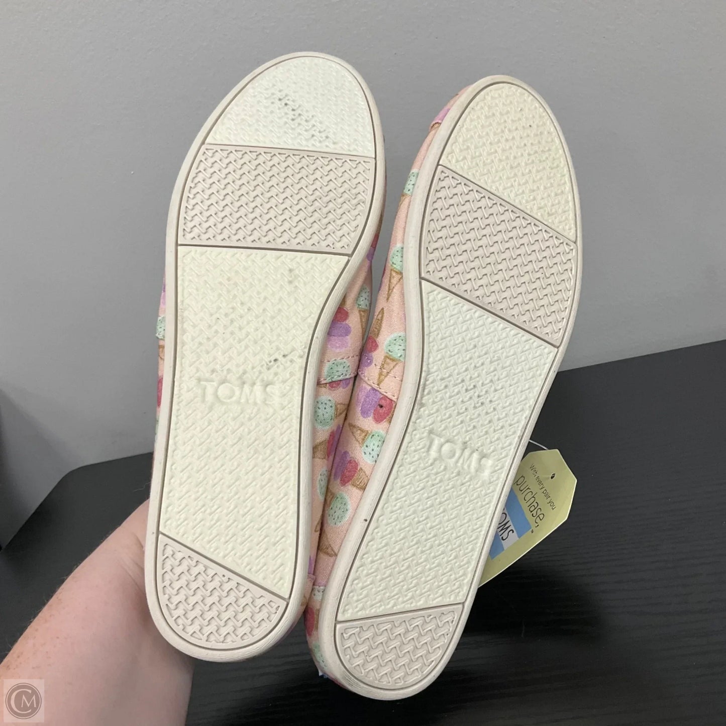 Shoes Flats By Toms In Pink, Size: 10