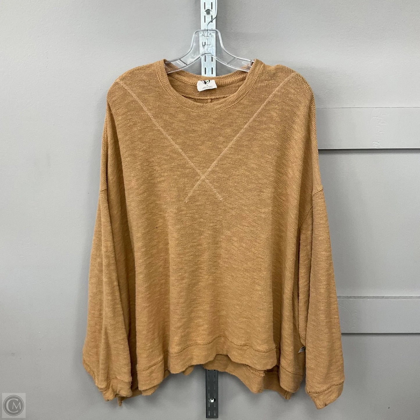 Top Long Sleeve By We The Free In Yellow, Size: Xs