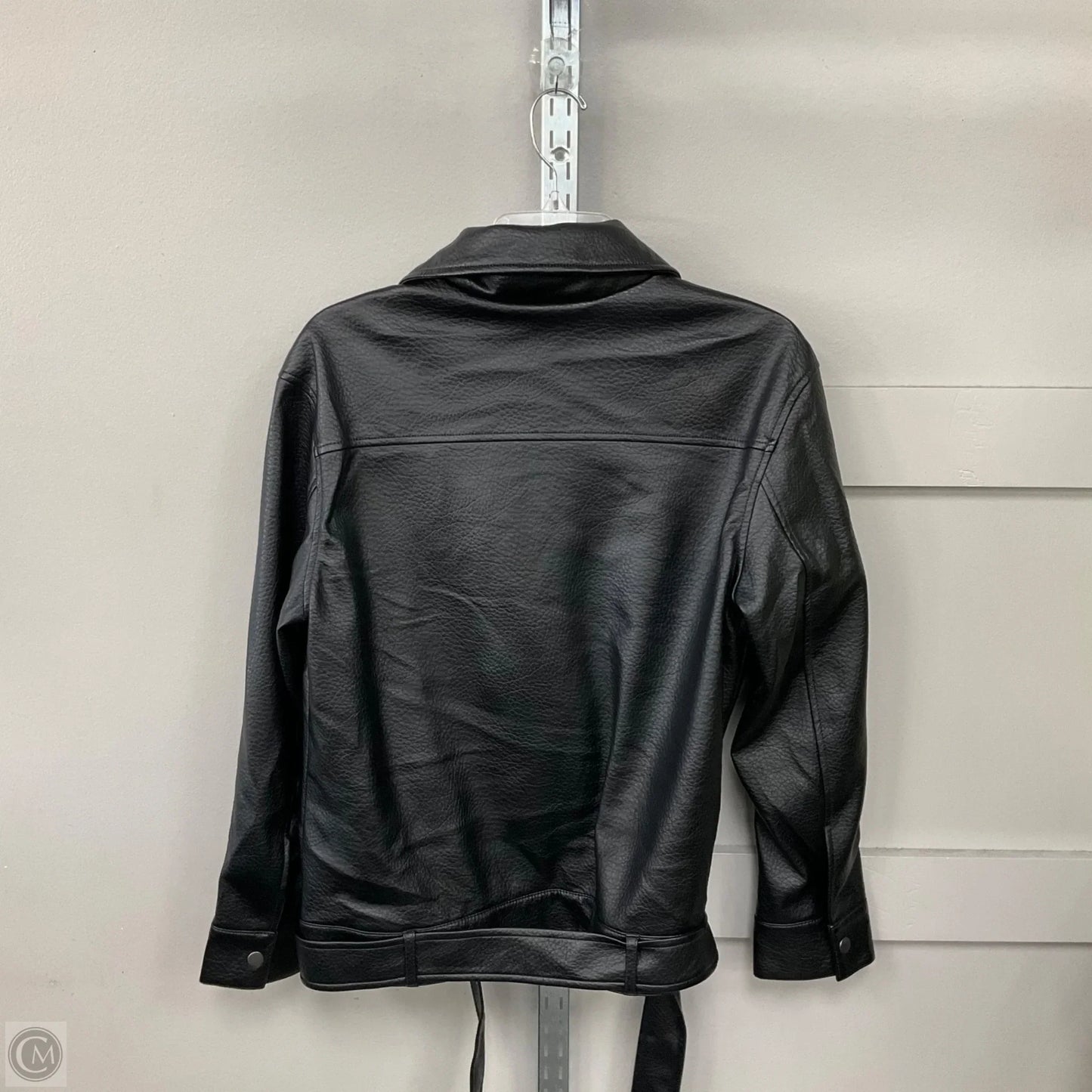 Jacket Moto By Banana Republic In Black, Size: S