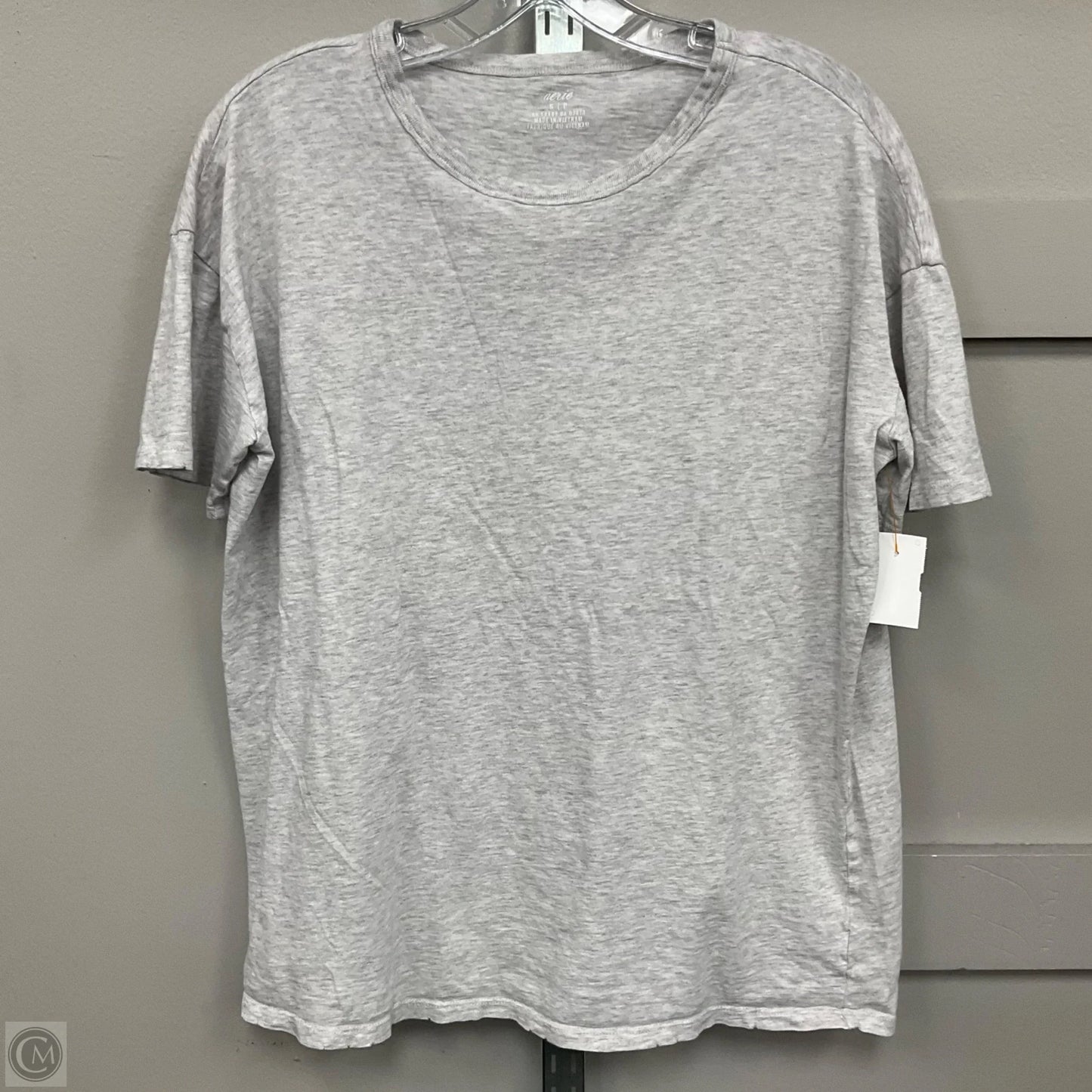 Top Short Sleeve Basic By Aerie In Grey, Size: S