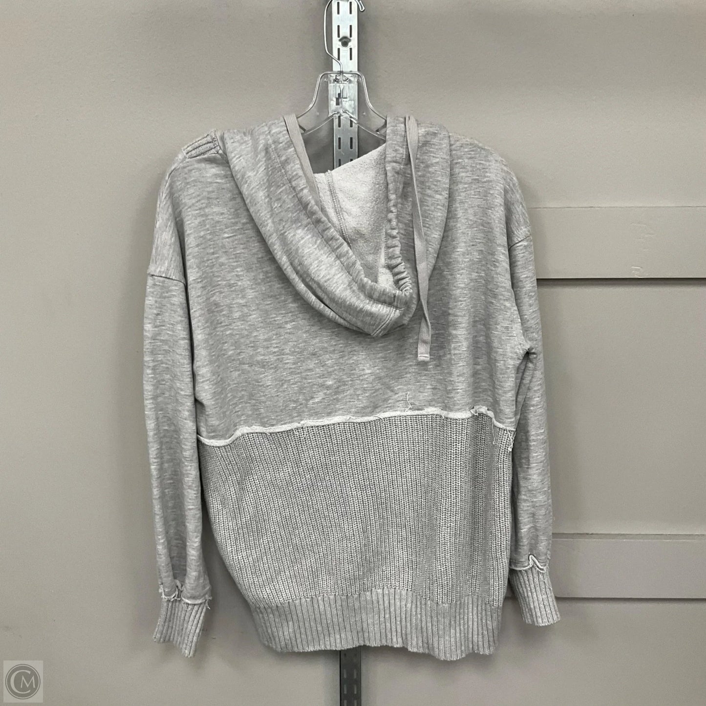 Sweatshirt Hoodie By Time And Tru In Grey, Size: S