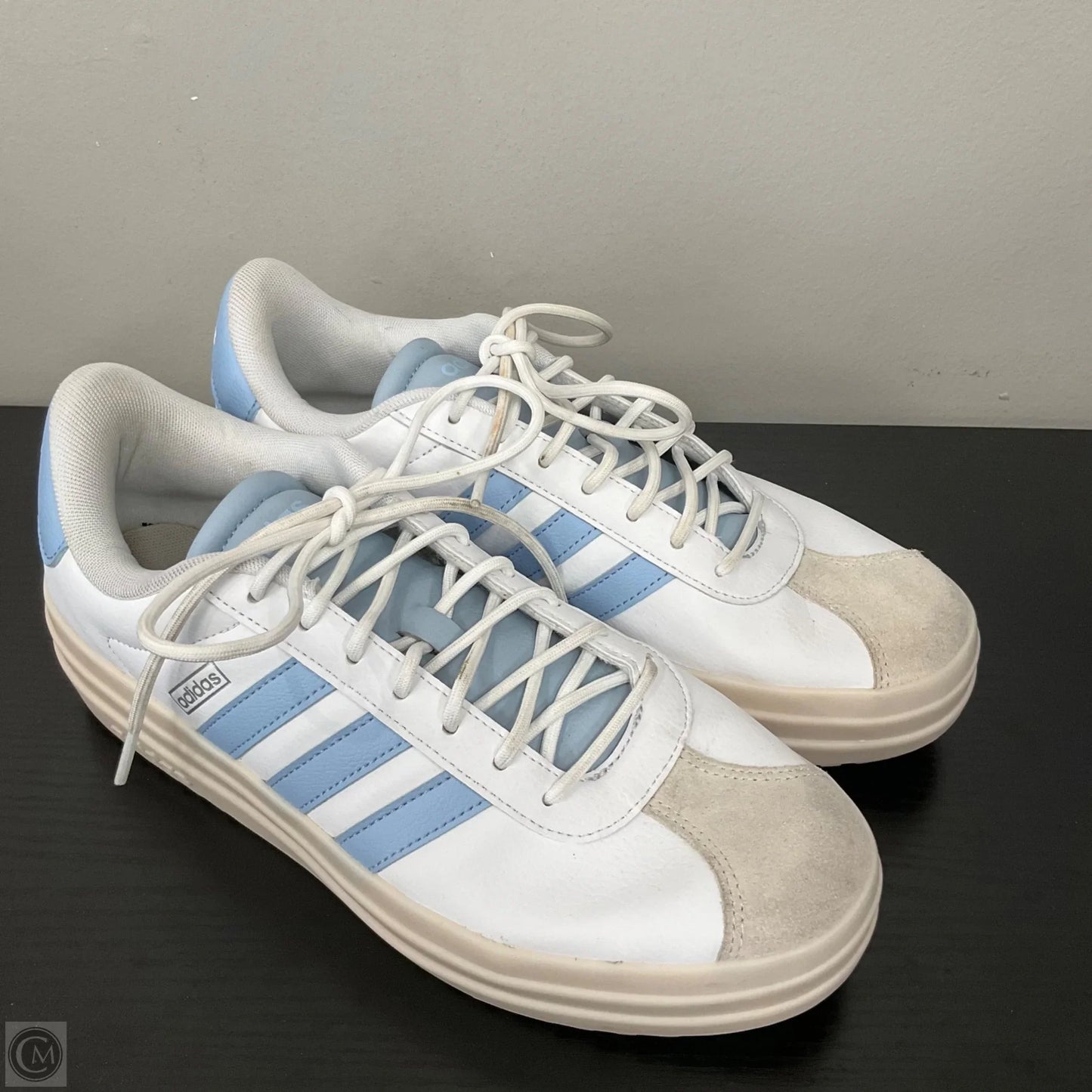 Shoes Athletic By Adidas In White, Size: 9