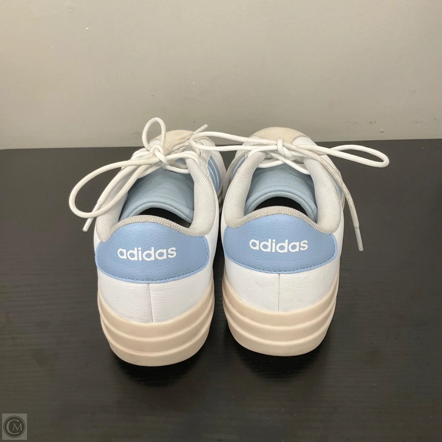 Shoes Athletic By Adidas In White, Size: 9