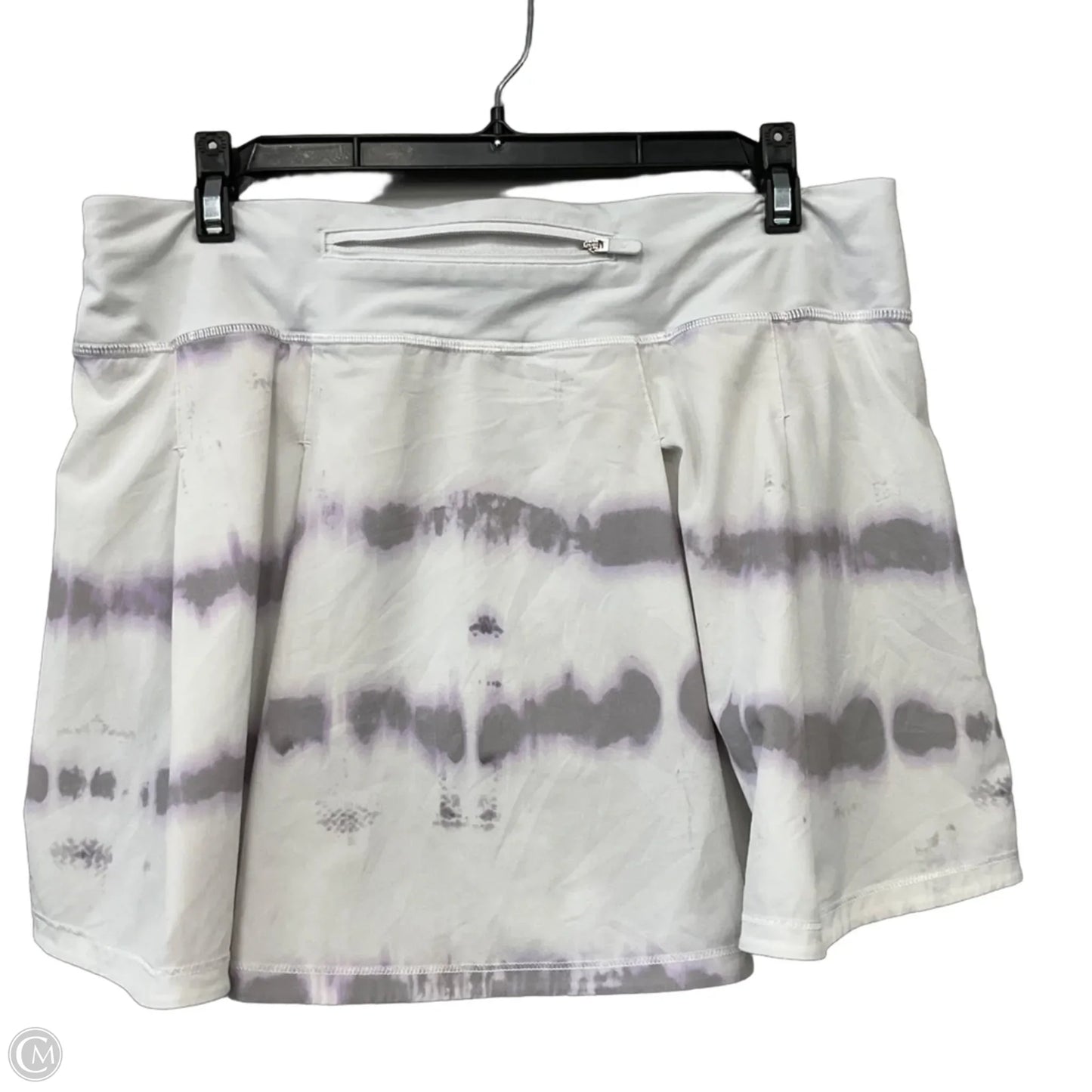 Athletic Skirt By Lululemon In Purple & White, Size: 8
