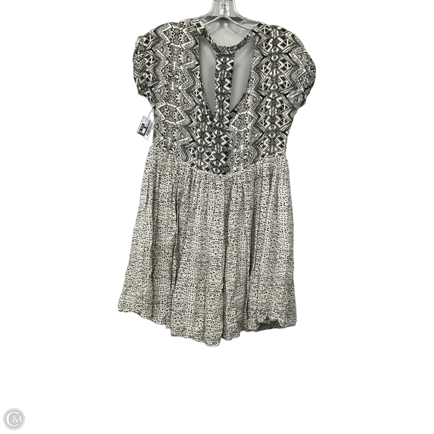 Dress Casual Midi By Free People In Black & White, Size: S