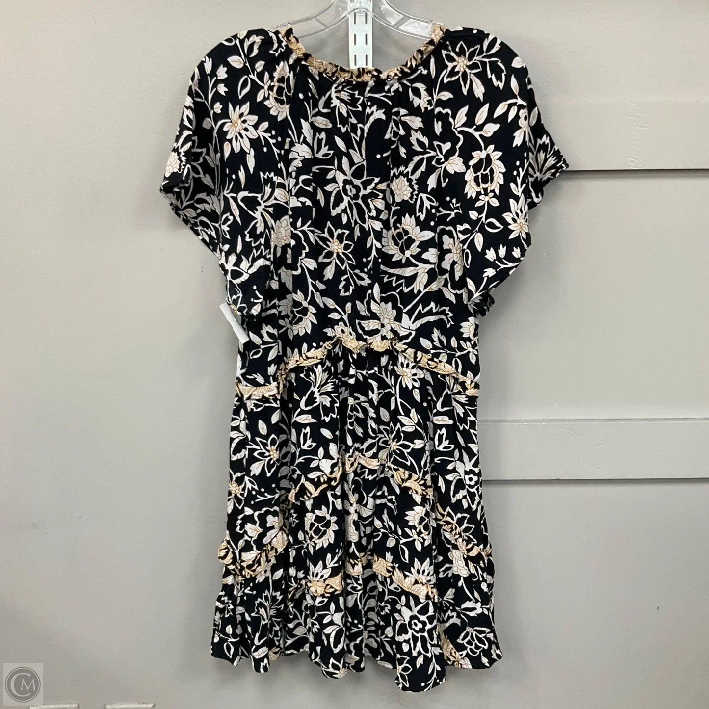 Dress Casual Midi By Anthropologie In Floral Print, Size: M