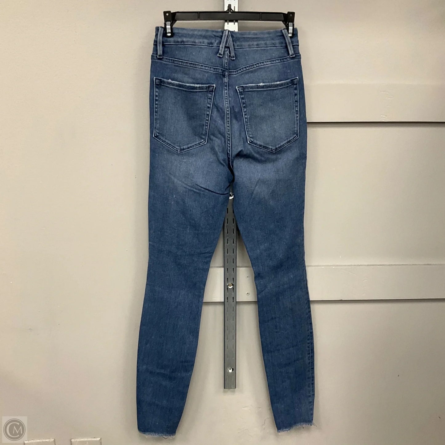 Jeans Skinny By Good American In Blue Denim, Size: 2