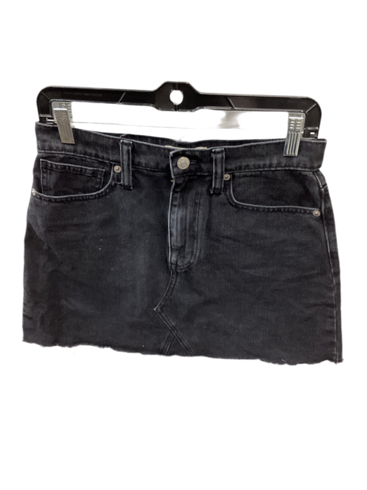 Skirt Mini & Short By Madewell In Black Denim, Size:4