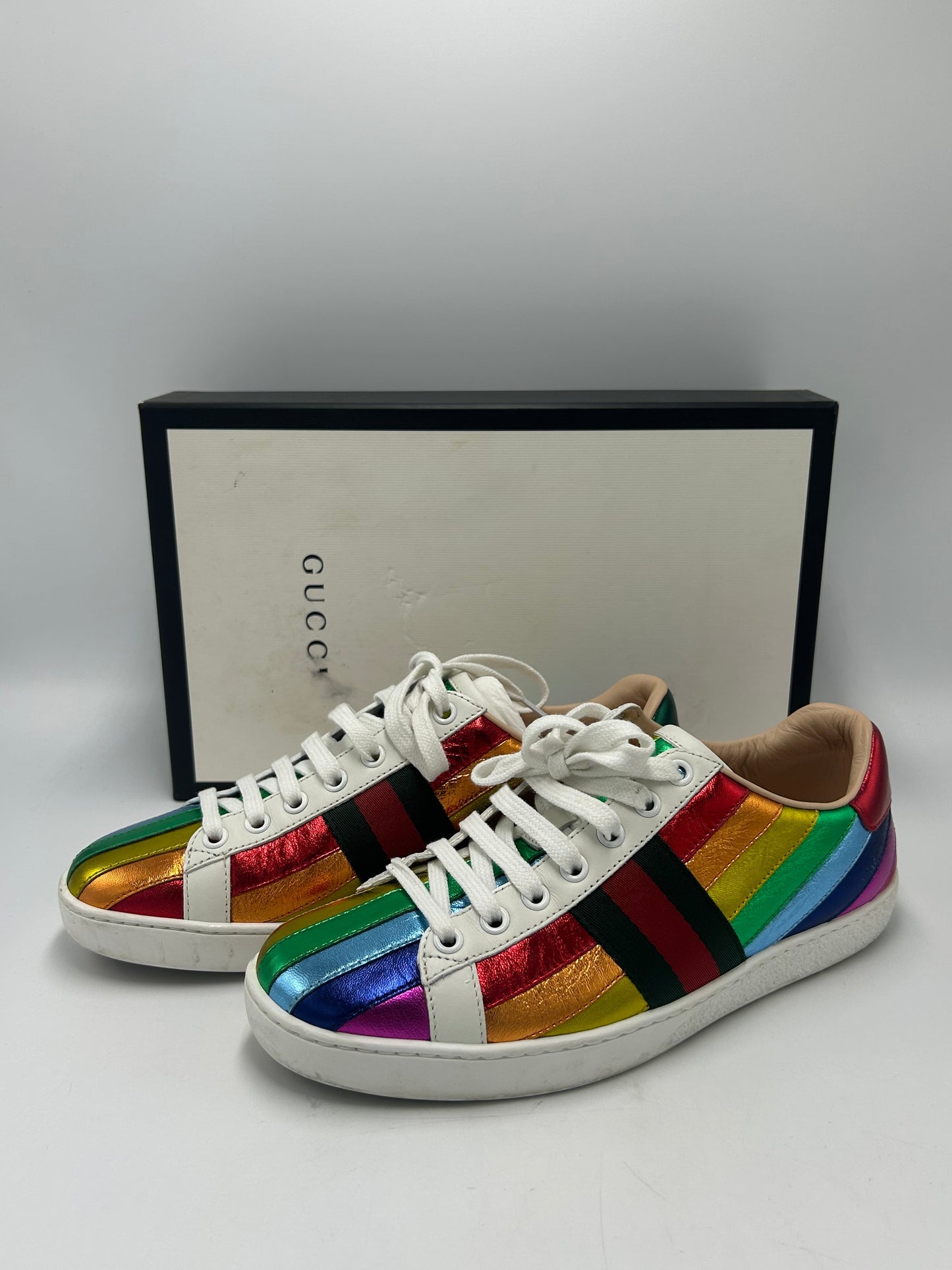 Gucci Designer Luxury Trainers Size: 7 (37)