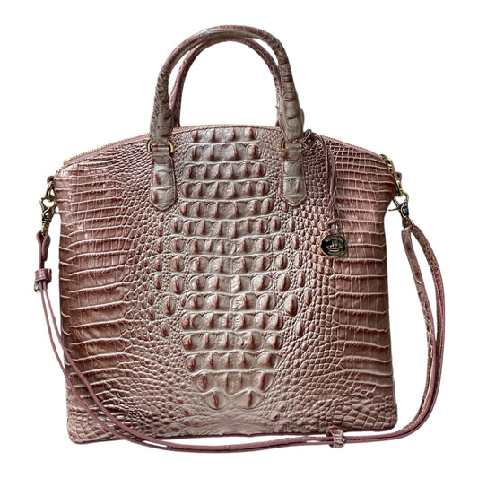 Handbag Designer By Brahmin In Pink, Size:Large