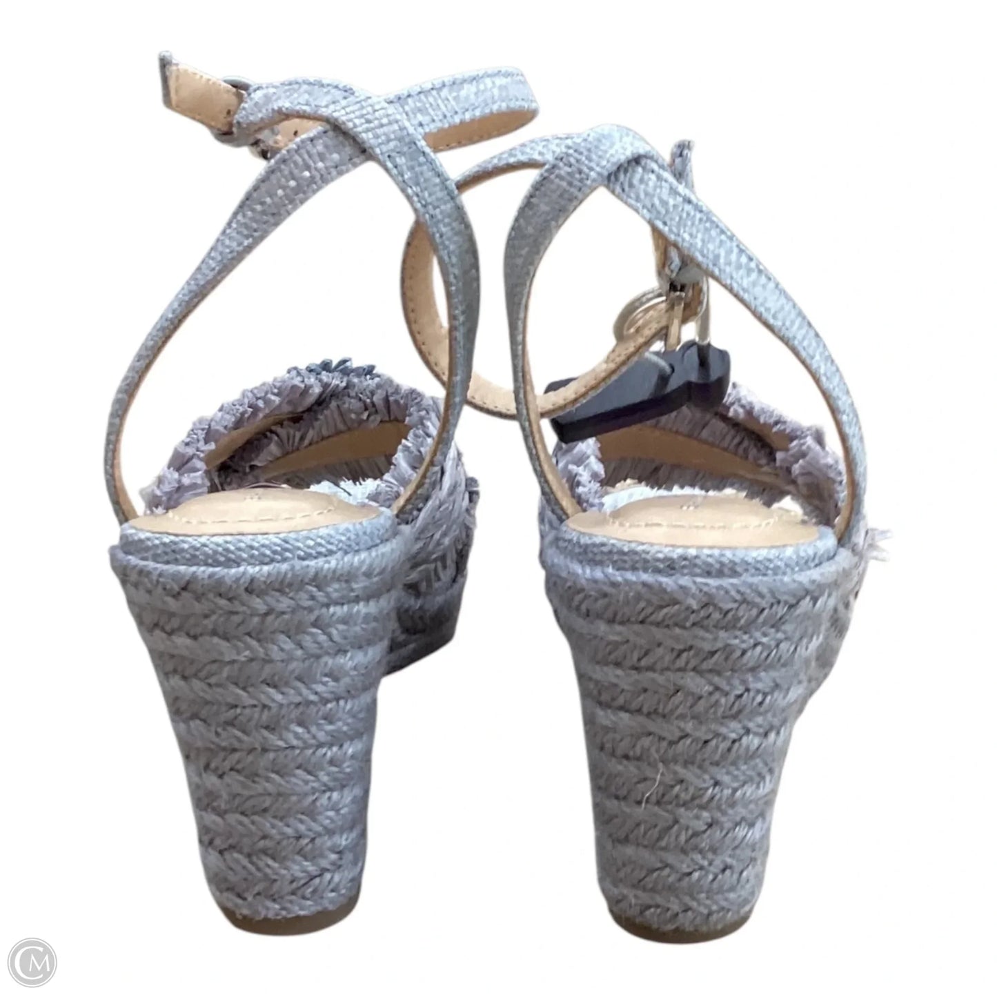 Shoes Heels Wedge By Bandolino In Grey, Size: 7