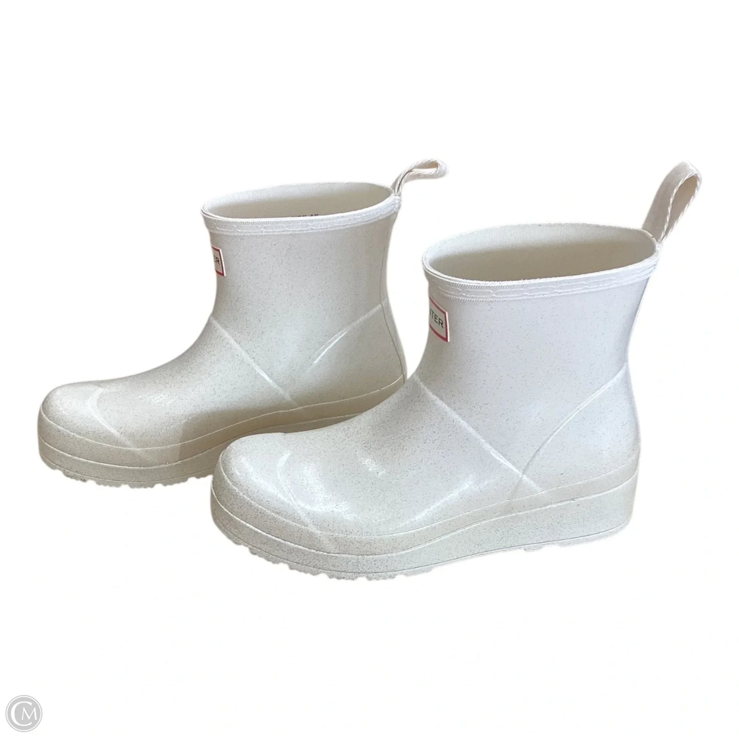 Boots Rain By Hunter In Cream, Size: 8