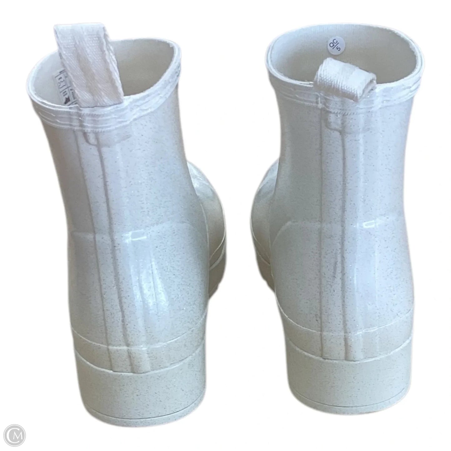 Boots Rain By Hunter In Cream, Size: 8