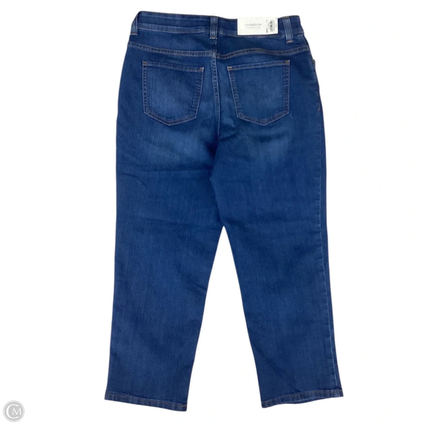 Capris By Croft And Barrow In Blue Denim, Size: 4