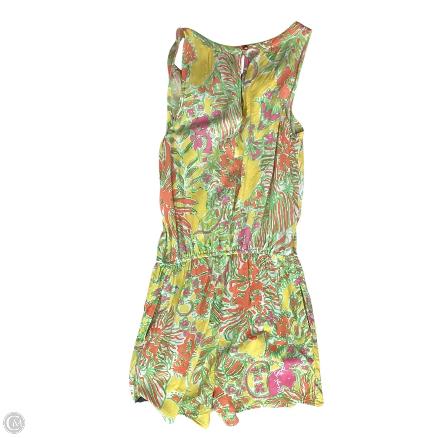 Romper Designer By Lilly Pulitzer In Floral Print, Size: Xs