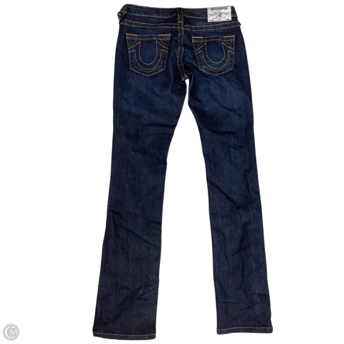 Jeans Boot Cut By True Religion In Blue Denim, Size: 0