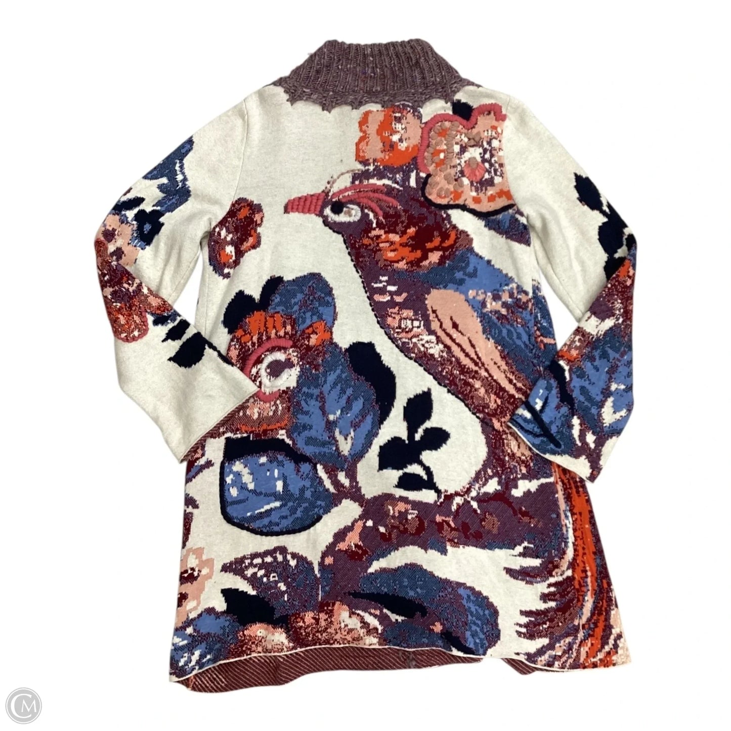 Sweater Cardigan By Anthropologie In Multi-colored, Size: L