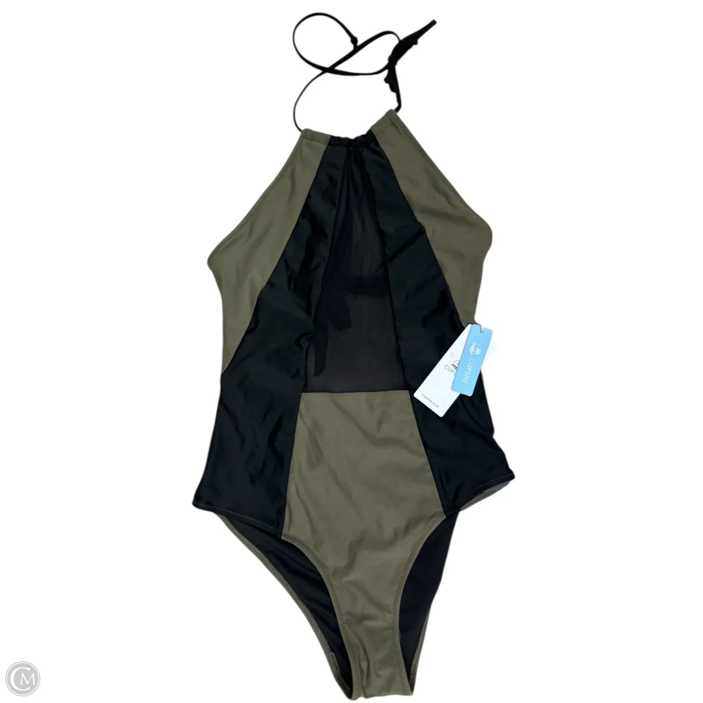 Swimsuit By Cupshe In Black & Green, Size: M