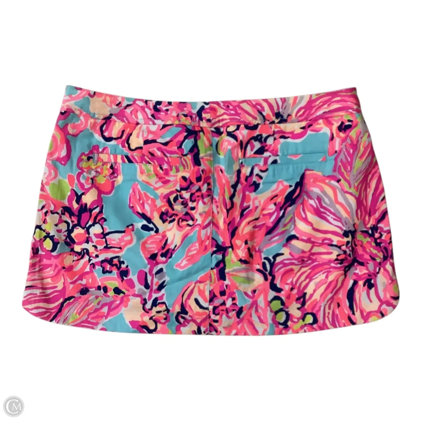 Skort Designer By Lilly Pulitzer In Blue & Pink, Size: 10