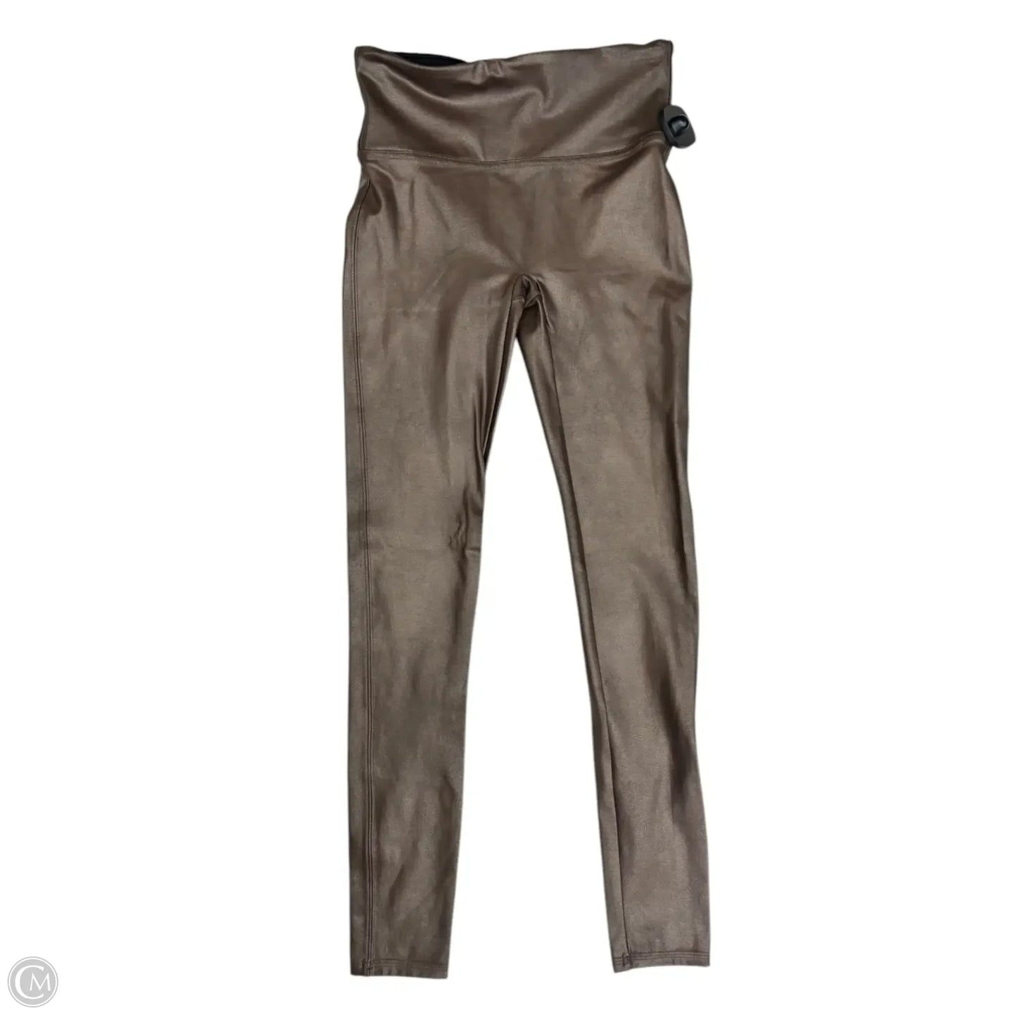 Athletic Leggings By Spanx In Brown, Size: Sp