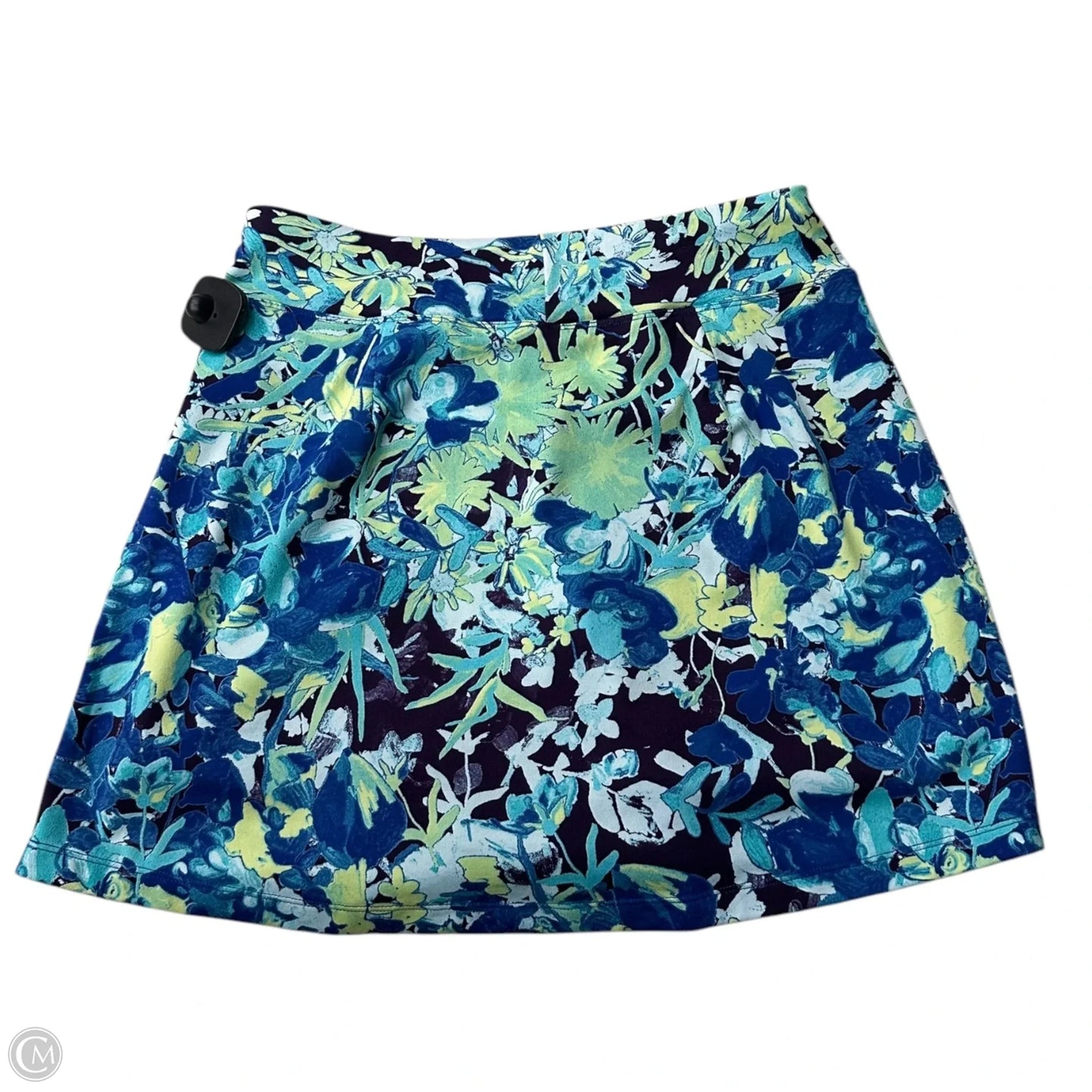 Athletic Skort By Title Nine In Blue & Green, Size: S