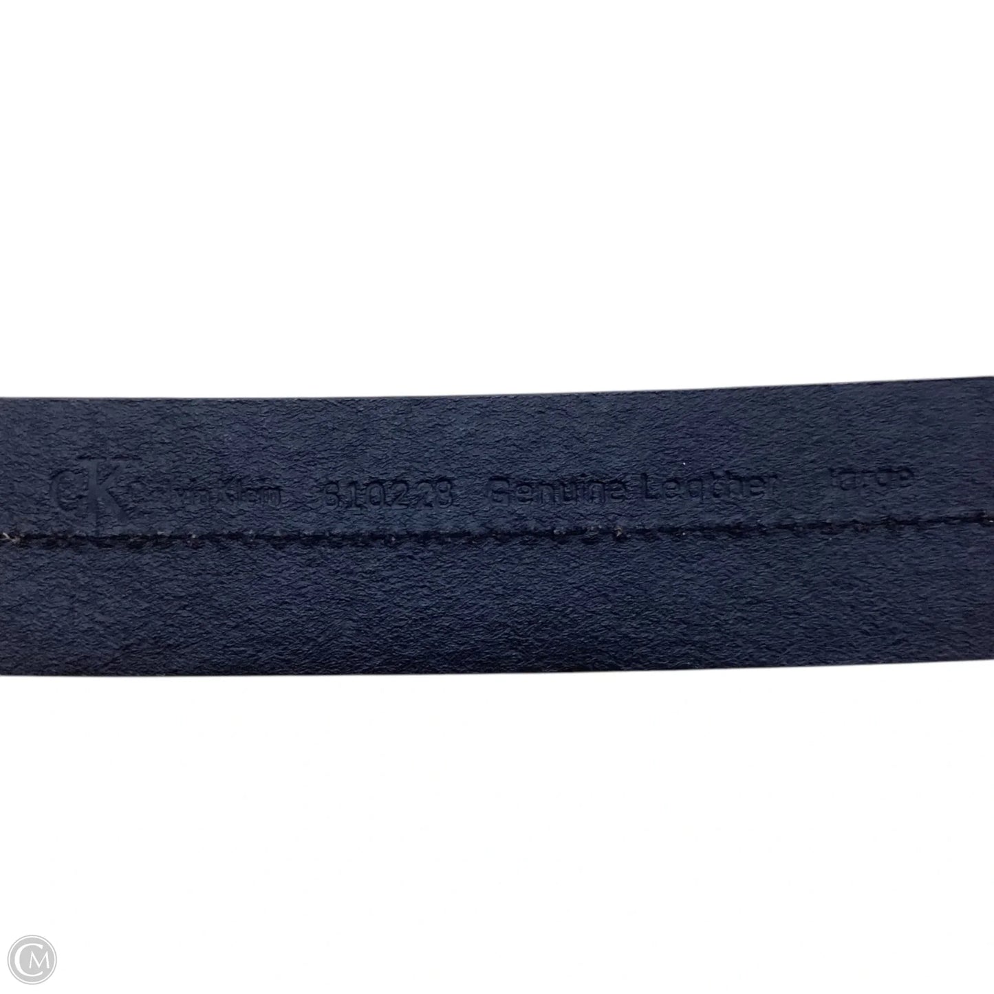 Belt Leather By Calvin Klein, Size: Large