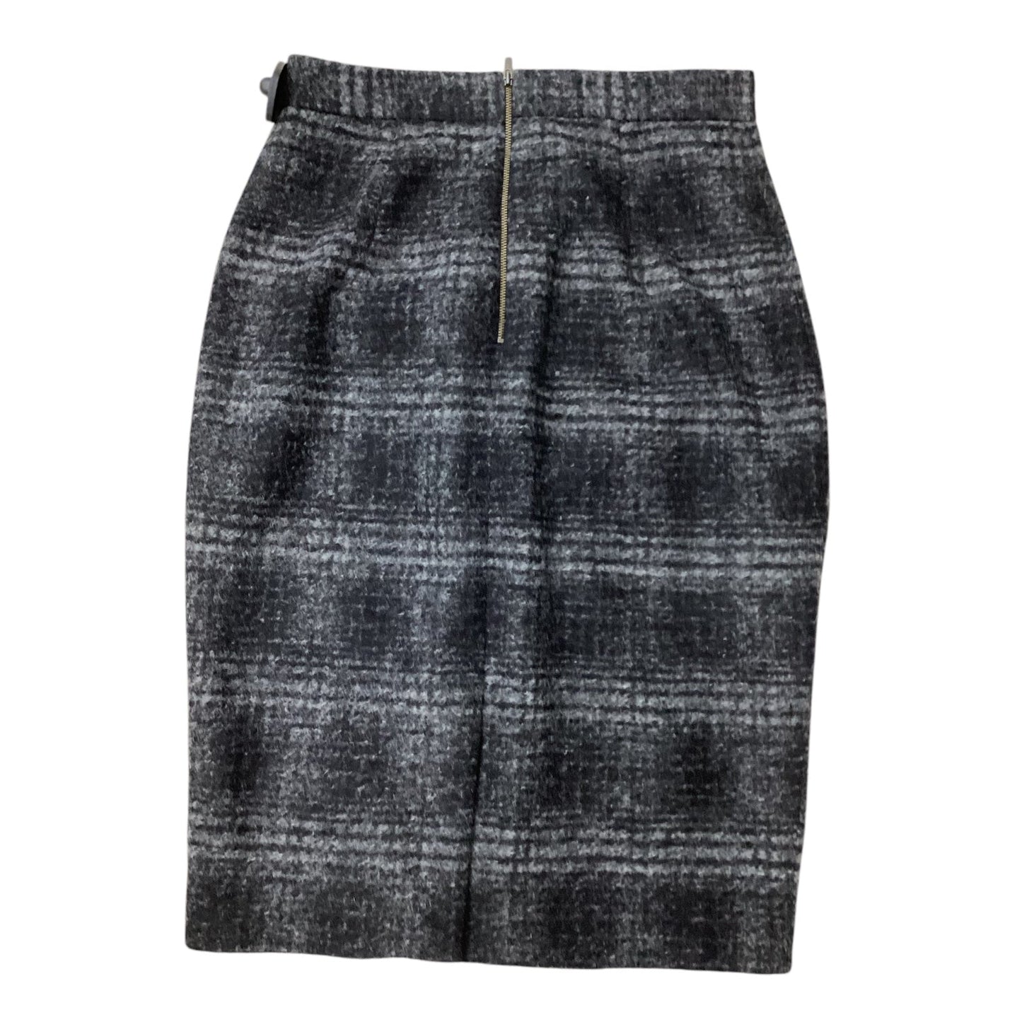 Skirt Midi By Banana Republic In Black & Grey, Size: 6