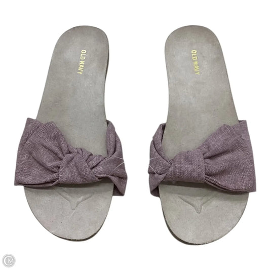 Sandals Flats By Old Navy In Pink, Size: 8
