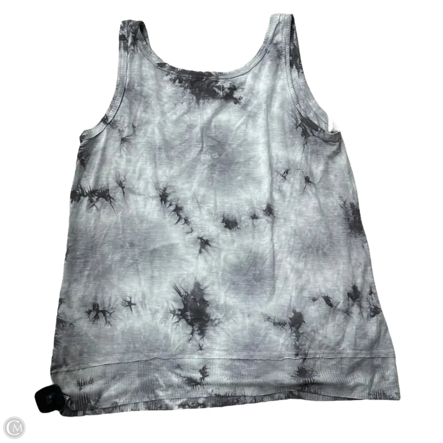 Top Sleeveless By Knox Rose In Grey & White, Size: M