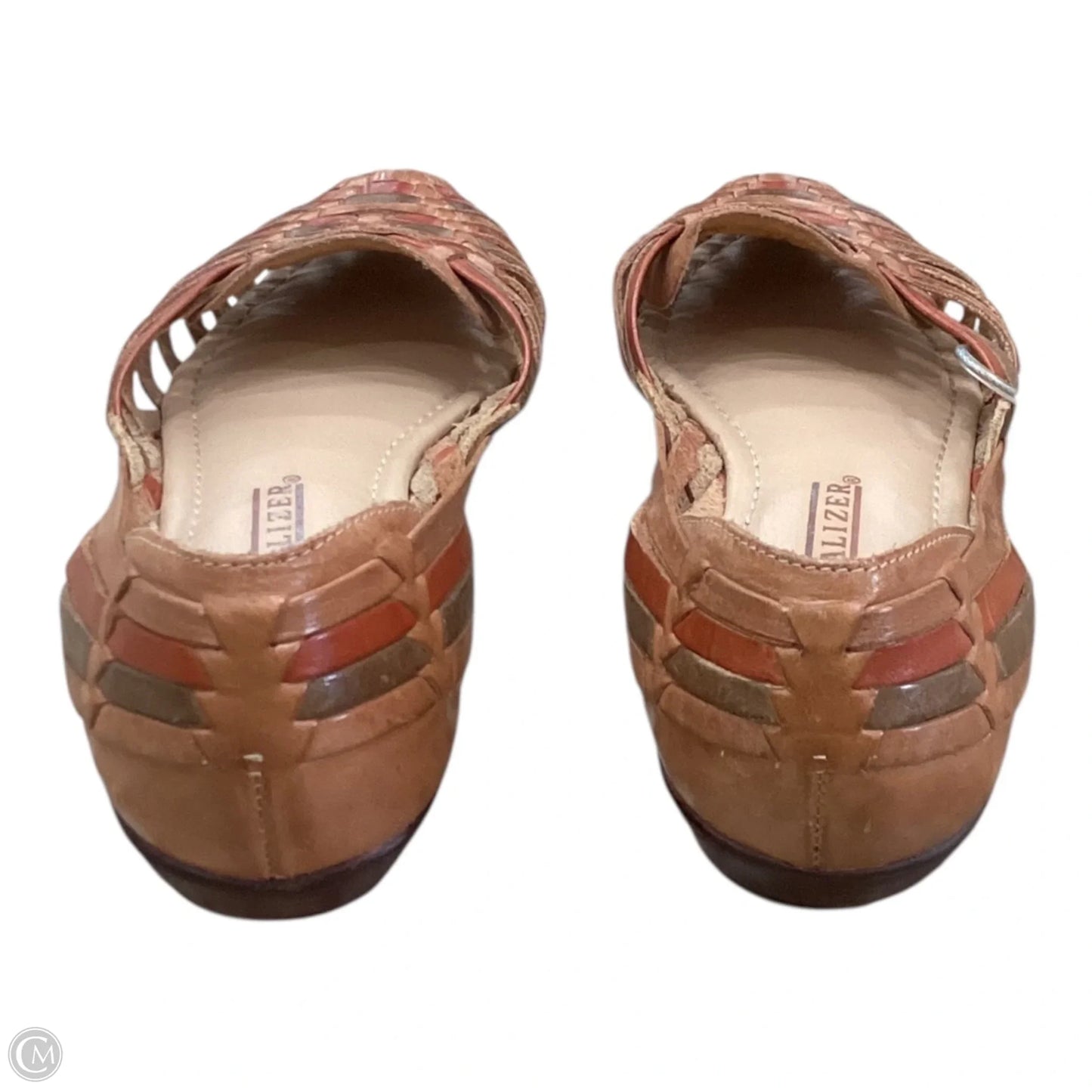 Shoes Flats By Naturalizer In Brown & Green, Size: 9.5