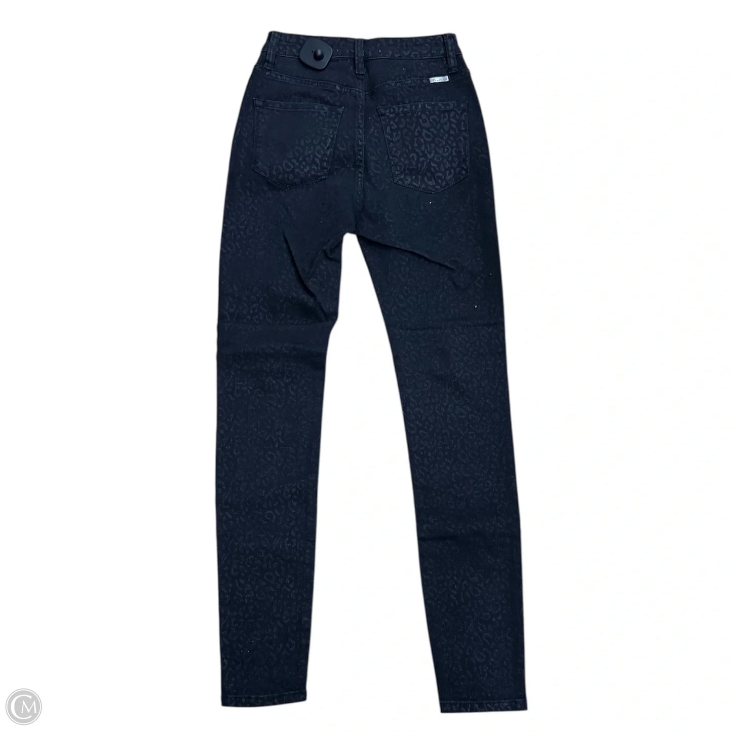 Jeans Skinny By Kancan In Black Denim, Size: 0