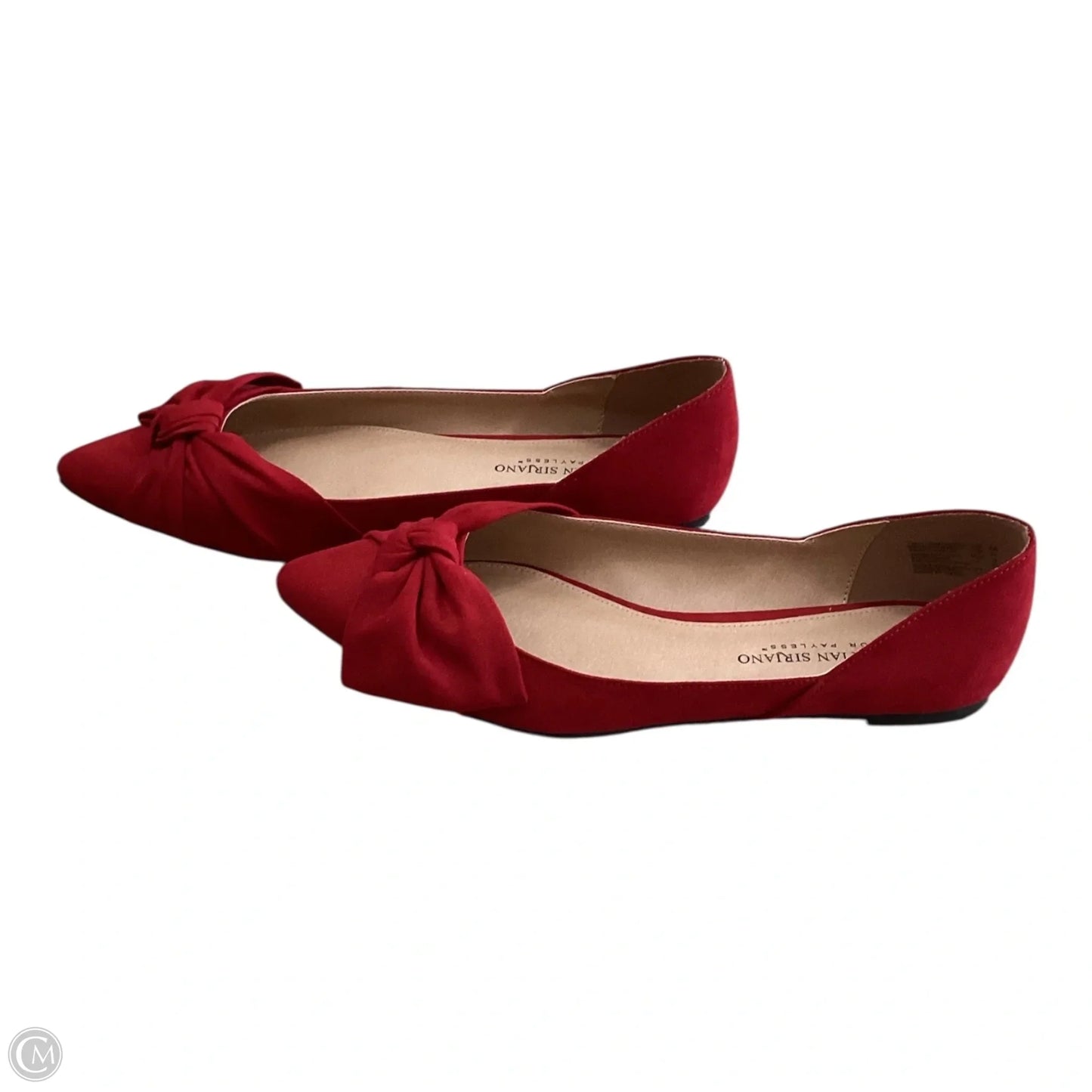 Shoes Flats By Christian Siriano In Red, Size: 8