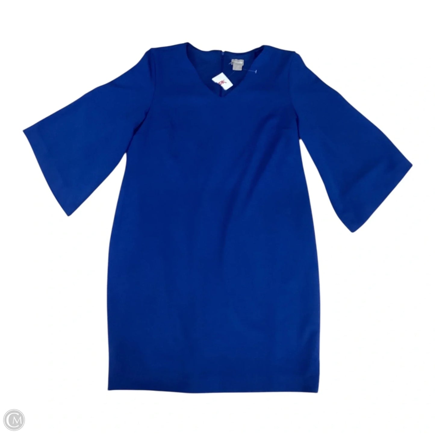 Dress Casual Midi By Chicos In Blue, Size: 2p
