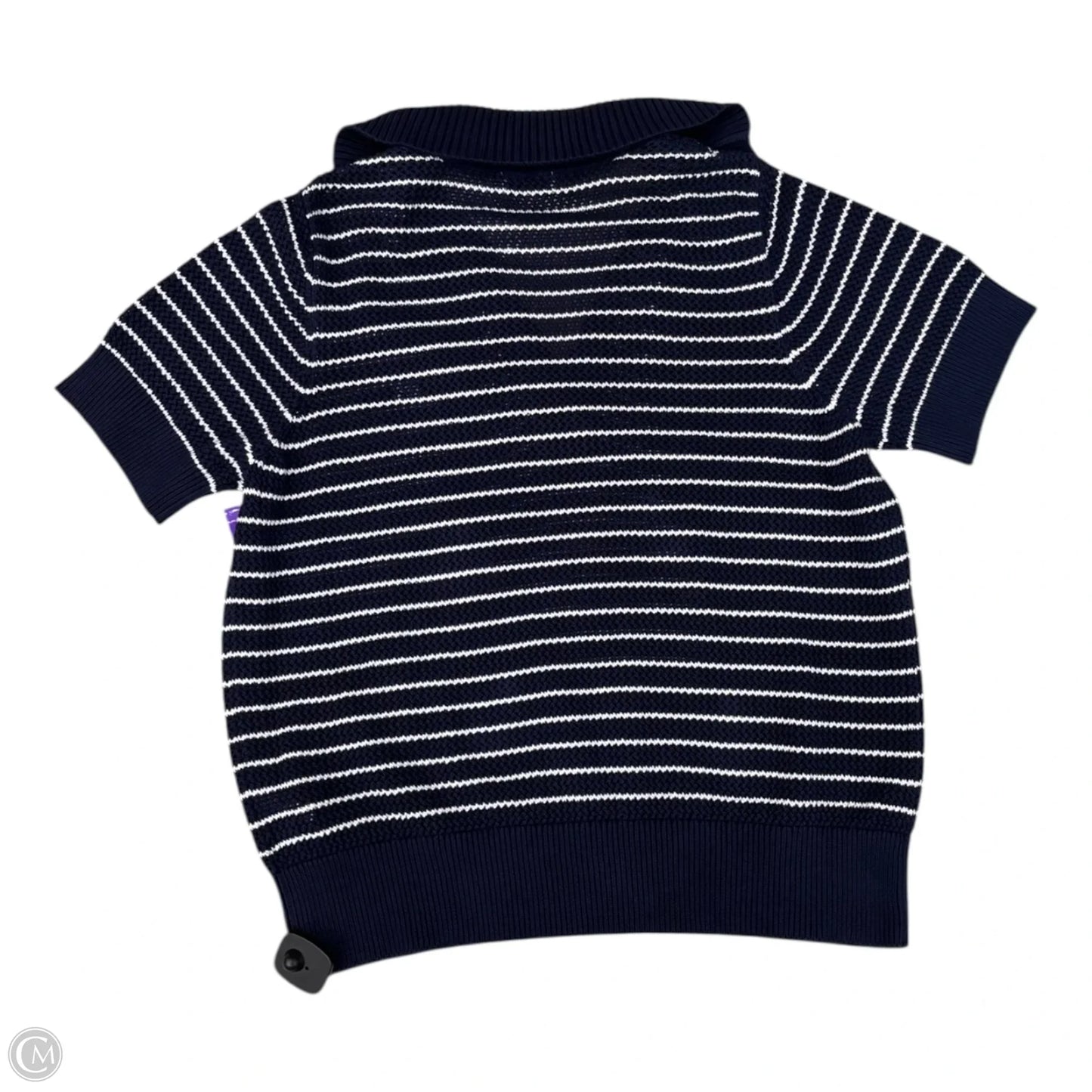 Sweater Short Sleeve By Vineyard Vines In Striped Pattern, Size: Xl