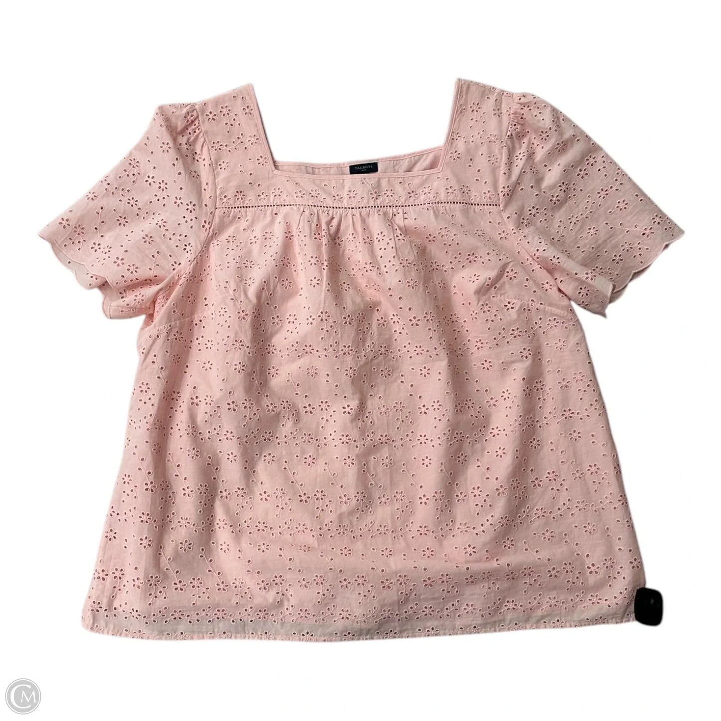 Top Short Sleeve By Talbots In Pink, Size: 3x