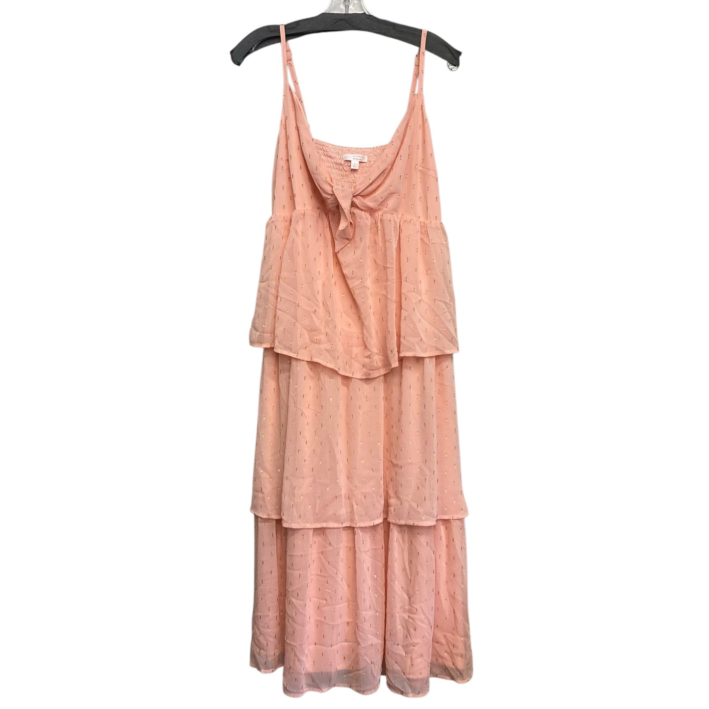 Dress Casual Midi By Lc Lauren Conrad In Peach, Size:L