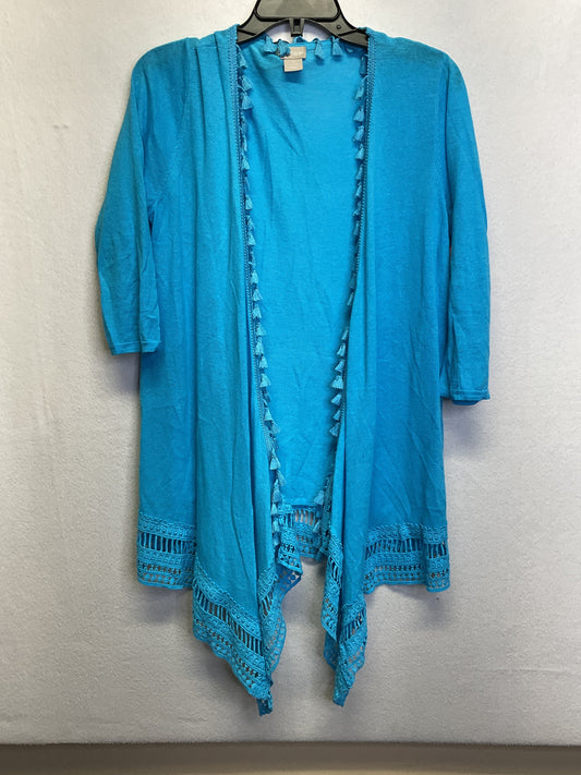 Cardigan By Chicos In Blue, Size:S