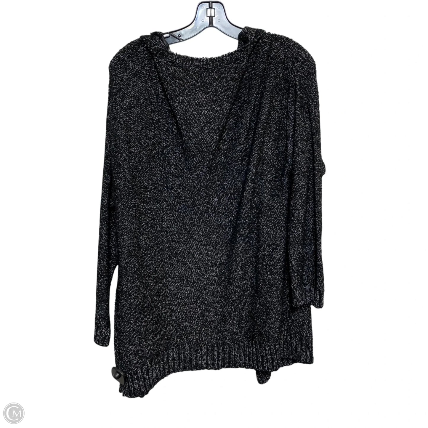 Sweater Cardigan By Love Tree In Black, Size: L