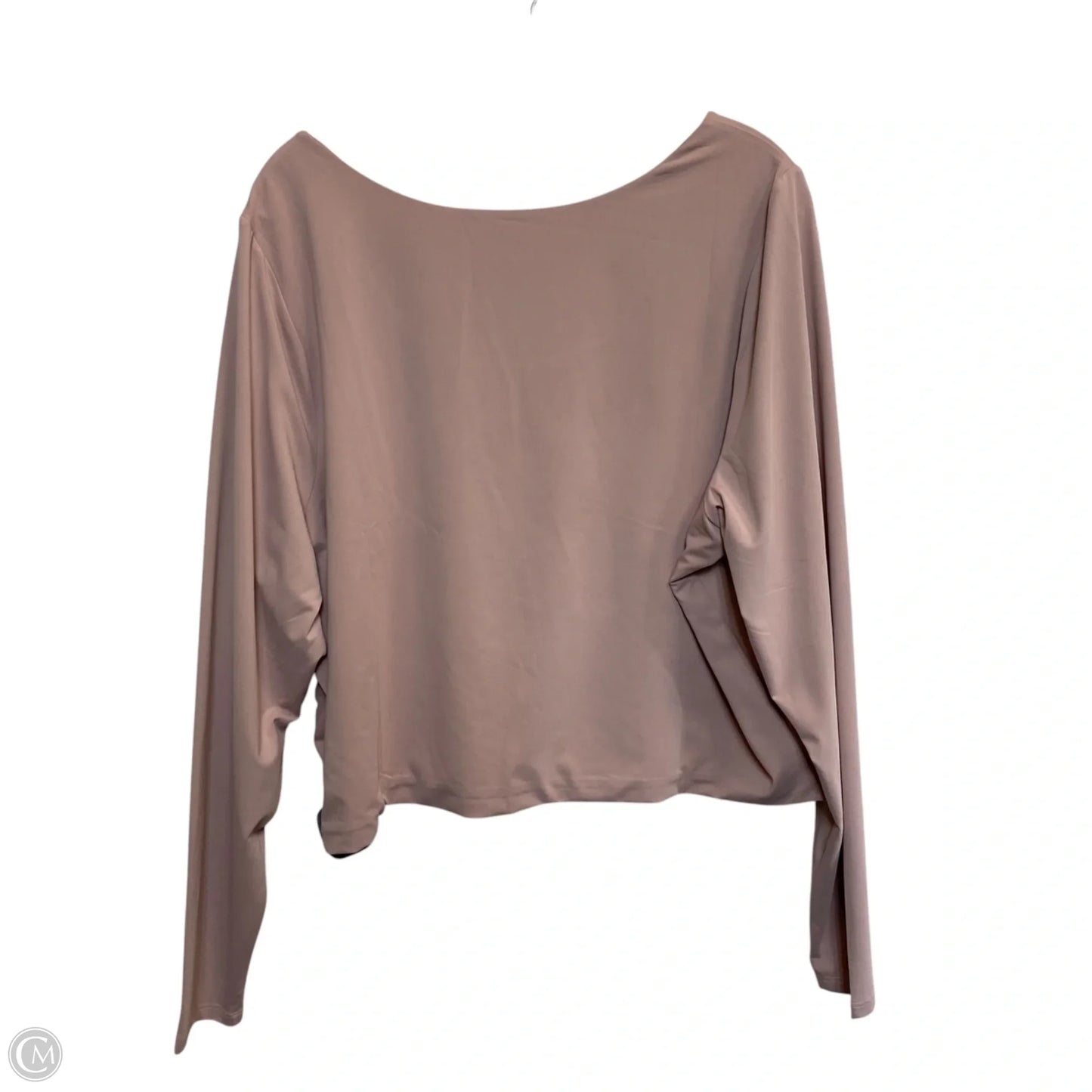 Top Long Sleeve Basic By Lane Bryant In Pink, Size: 4x
