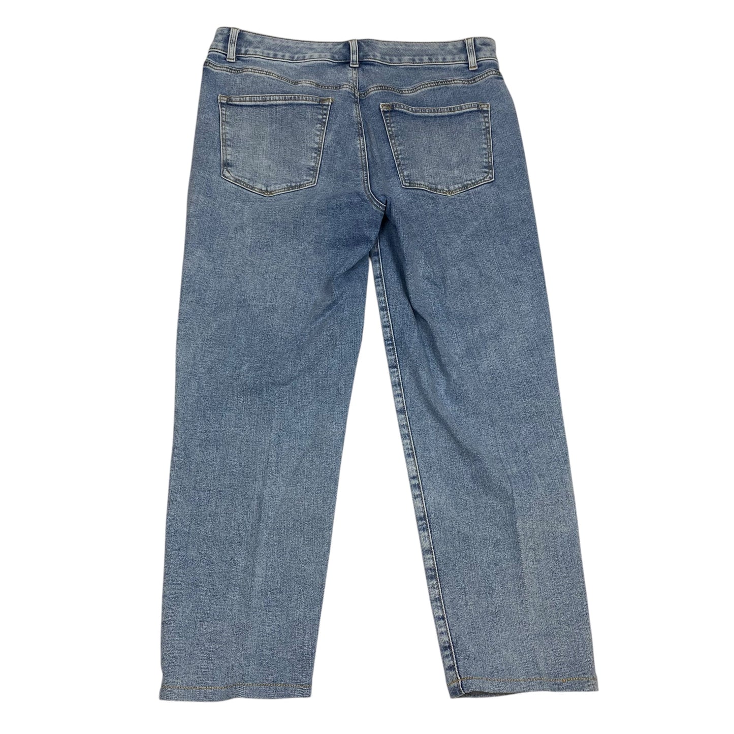 Jeans Straight By Talbots In Blue Denim, Size: 10