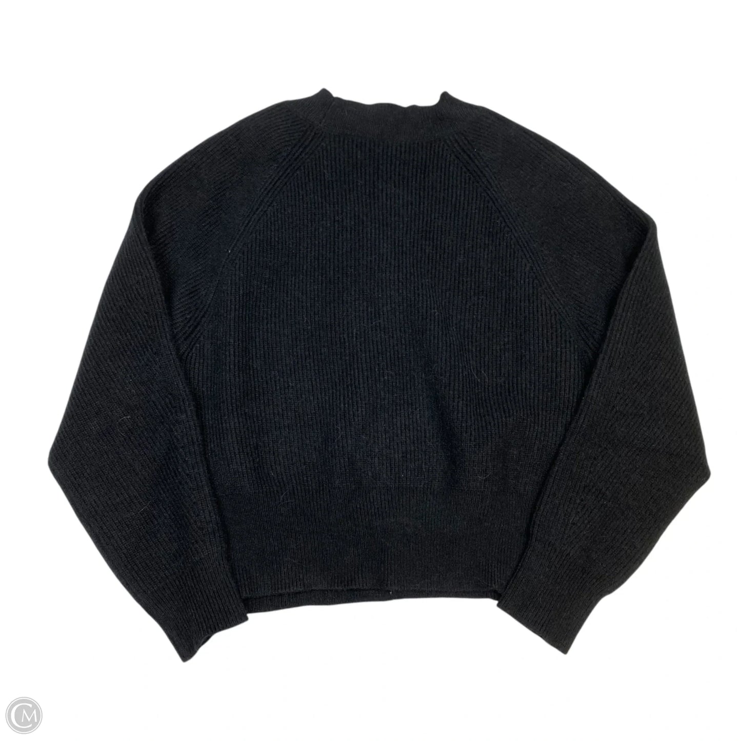 Sweater Cardigan By Commense In Black, Size: L
