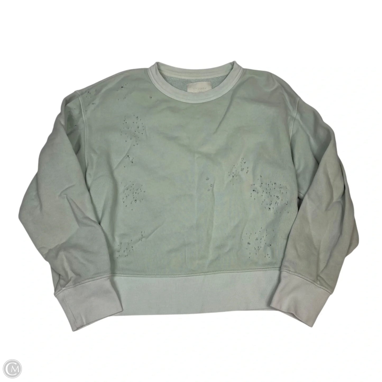 Sweatshirt Designer By Citizens Of Humanity In Green, Size: Xs