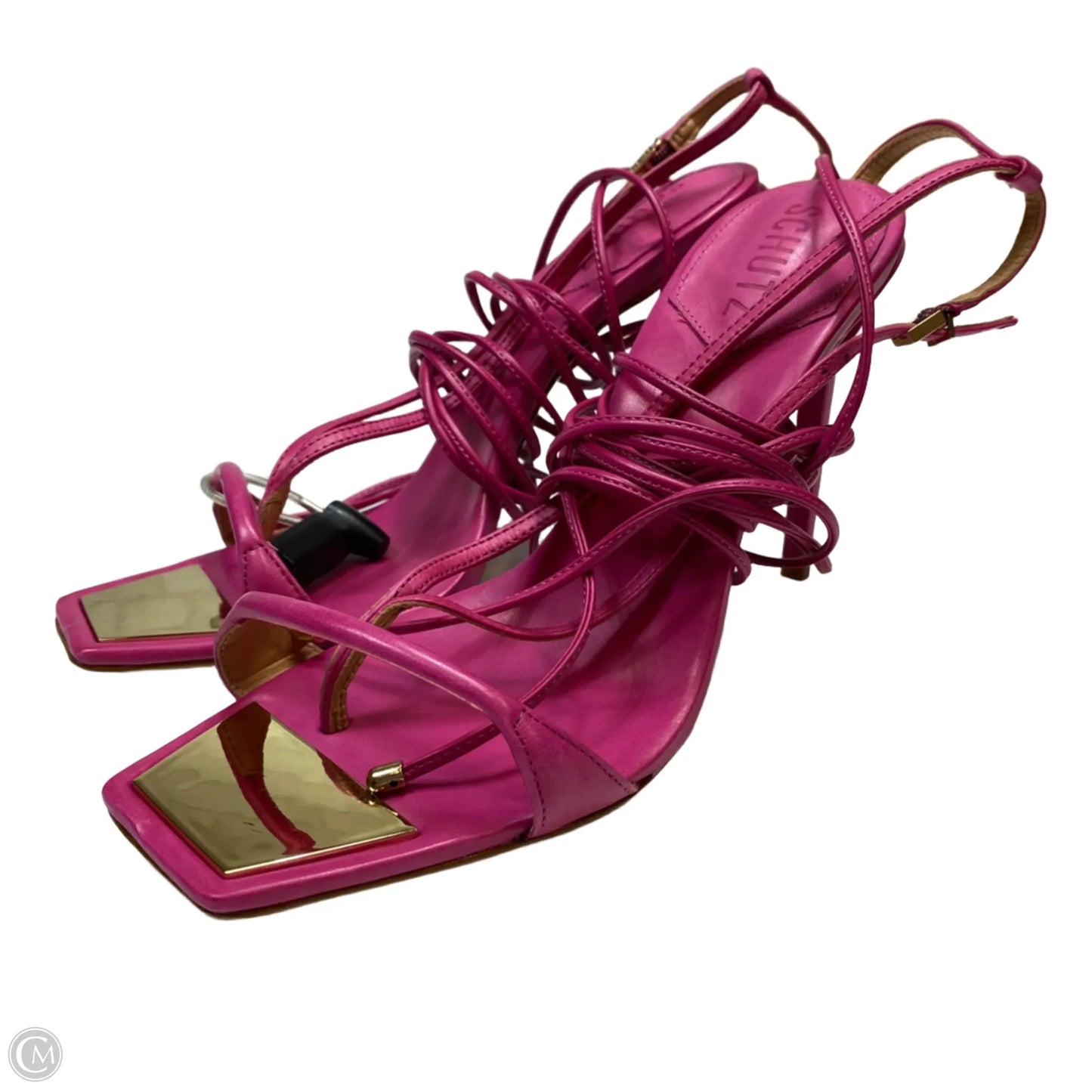 Sandals Heels Stiletto By Schutz In Pink, Size: 10