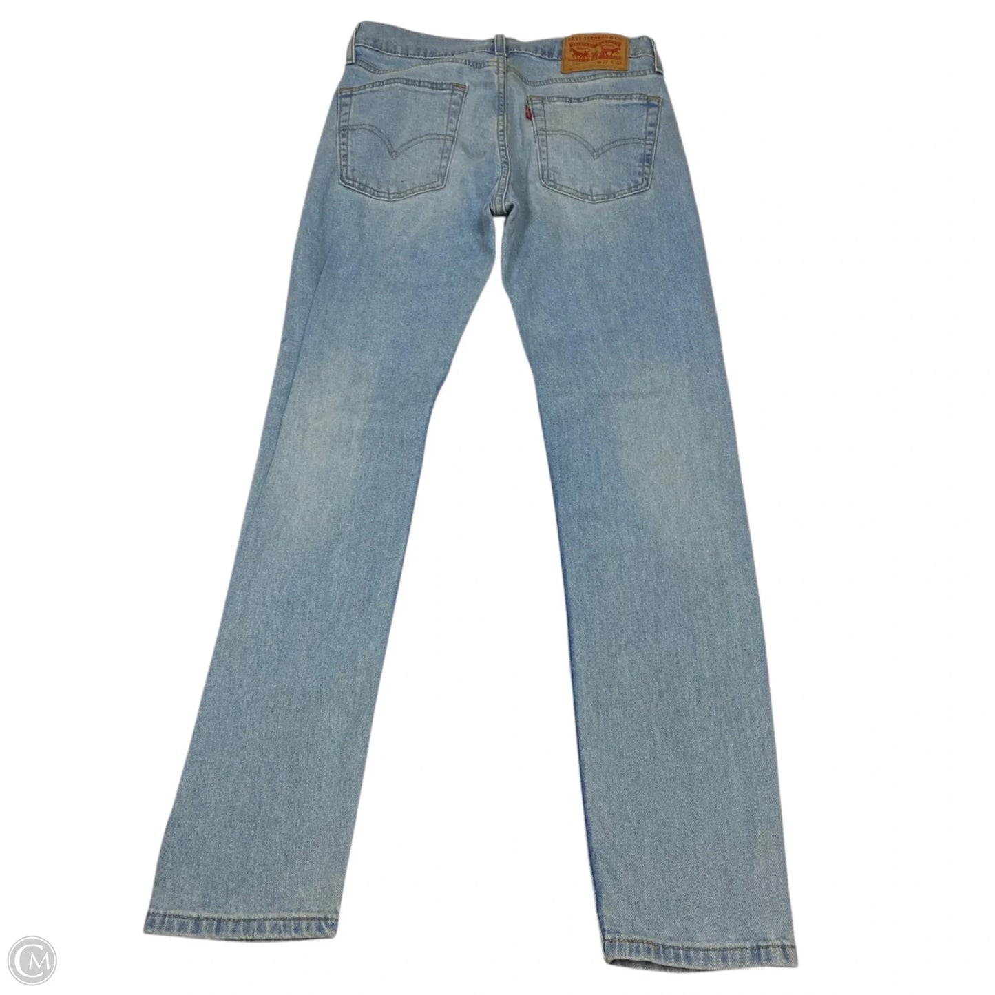 Jeans Skinny By Levis In Blue Denim, Size: 4