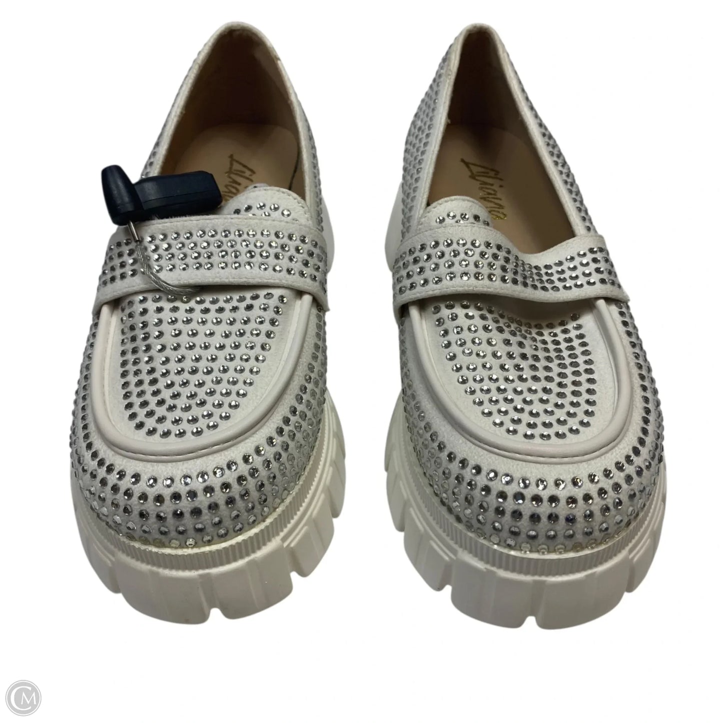 Shoes Heels Platform By Liliana In White, Size: 7.5