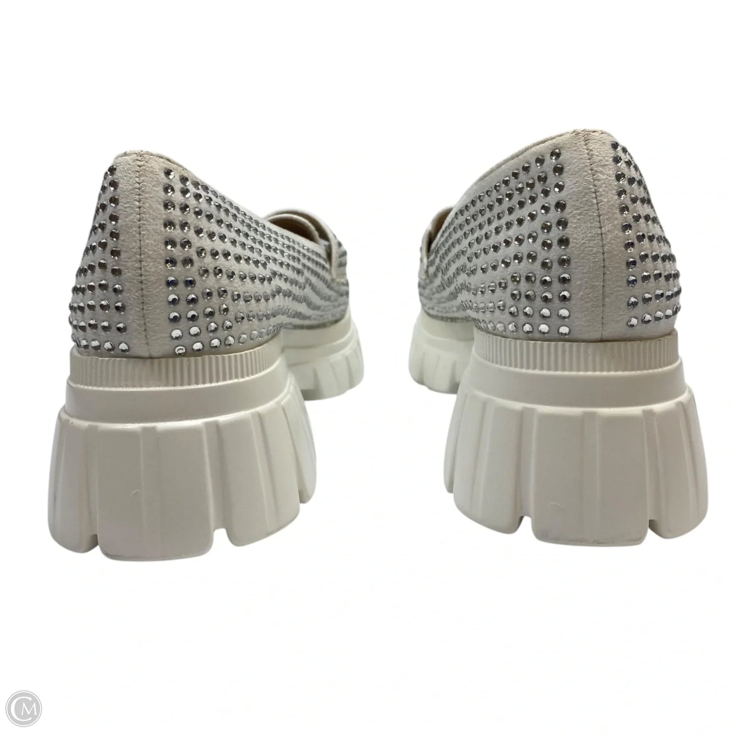Shoes Heels Platform By Liliana In White, Size: 7.5