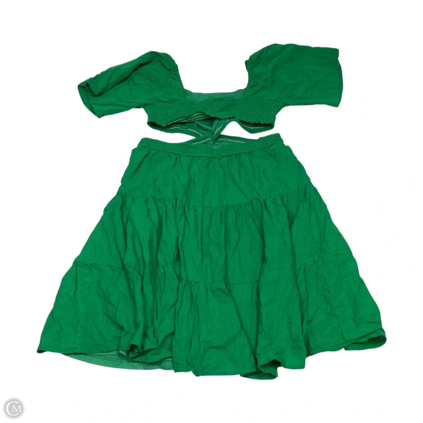 Dress Casual Short By She + Sky In Green, Size: L