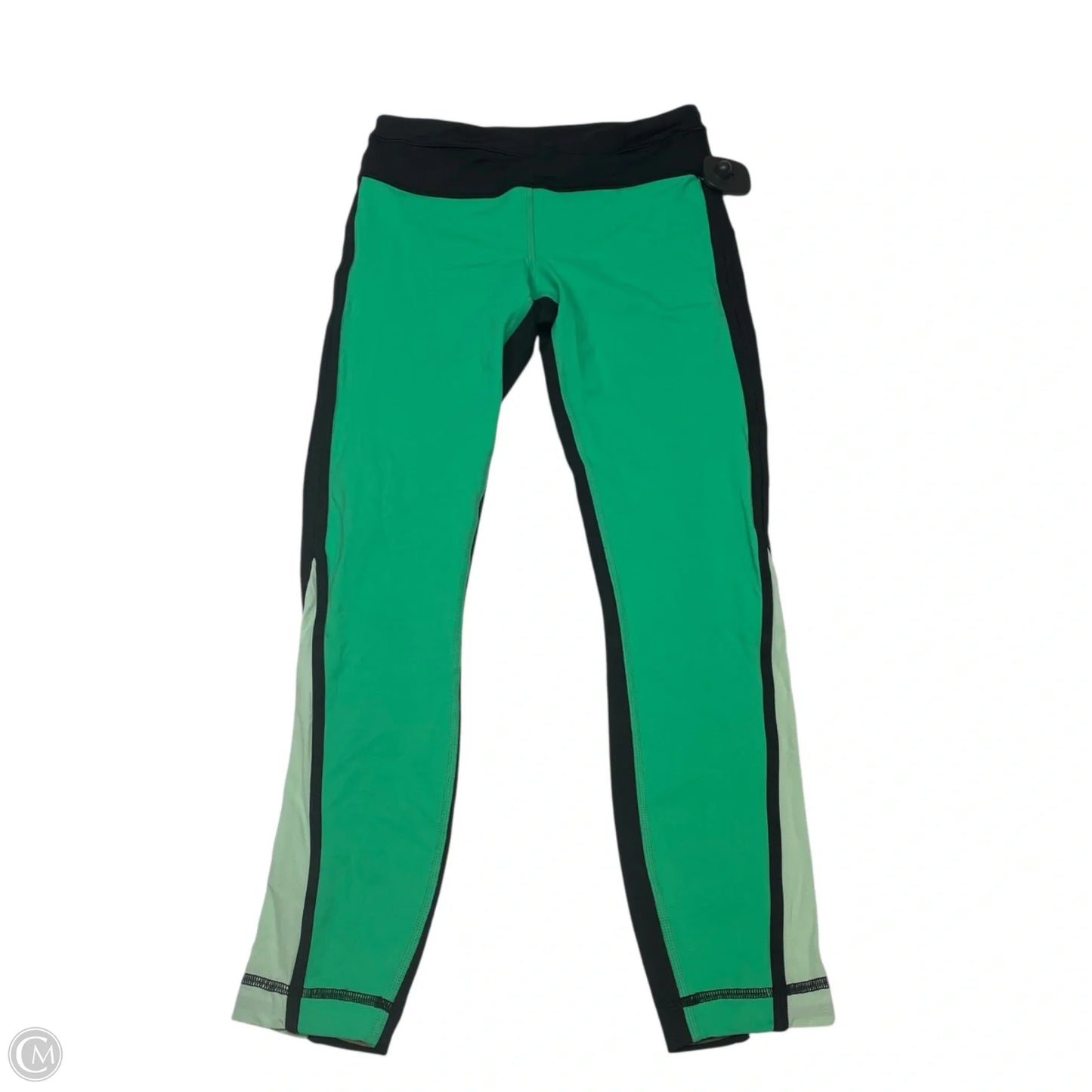 Athletic Leggings Designer By Lululemon In Green, Size: S