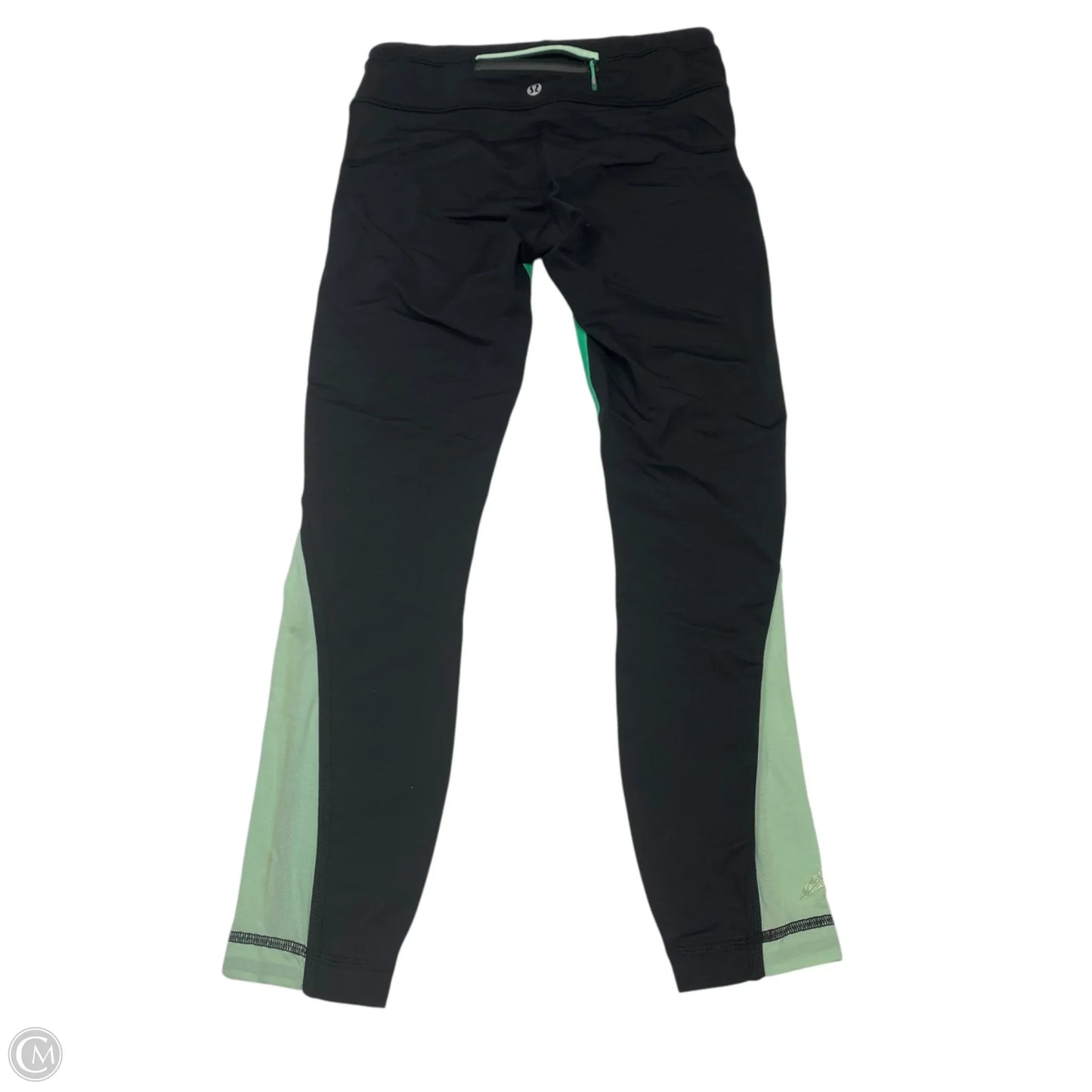 Athletic Leggings Designer By Lululemon In Green, Size: S
